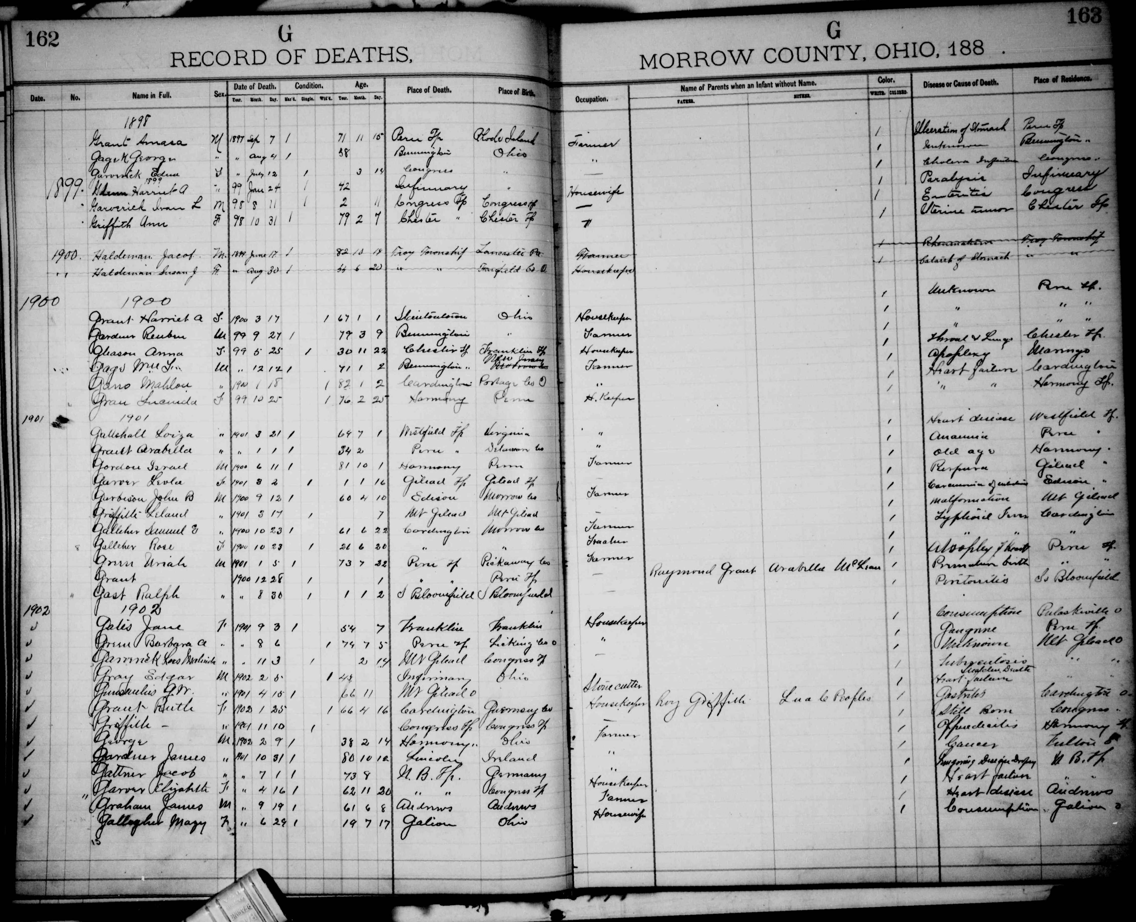 John Berger Garbison Death Record