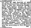 Death Notice, Baltimore Sun, 19 July 1963