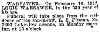 Lewis Warsawer Death Notice, Baltimore Sun, 18 Feb 1912